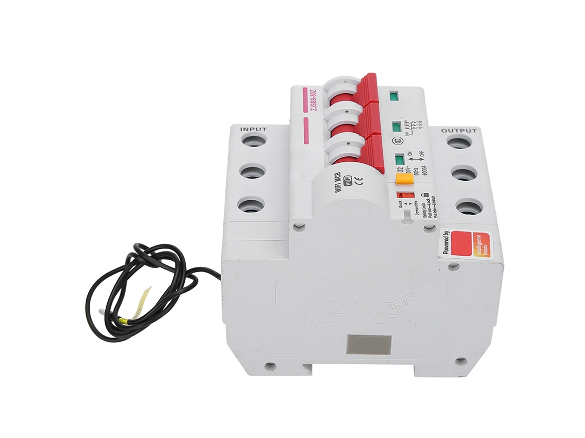 Disyuntor Inteligente Wifi Con App Móvil Interruptor Remoto Shell Retardante De Fuego Pa66-dsm Ac220v