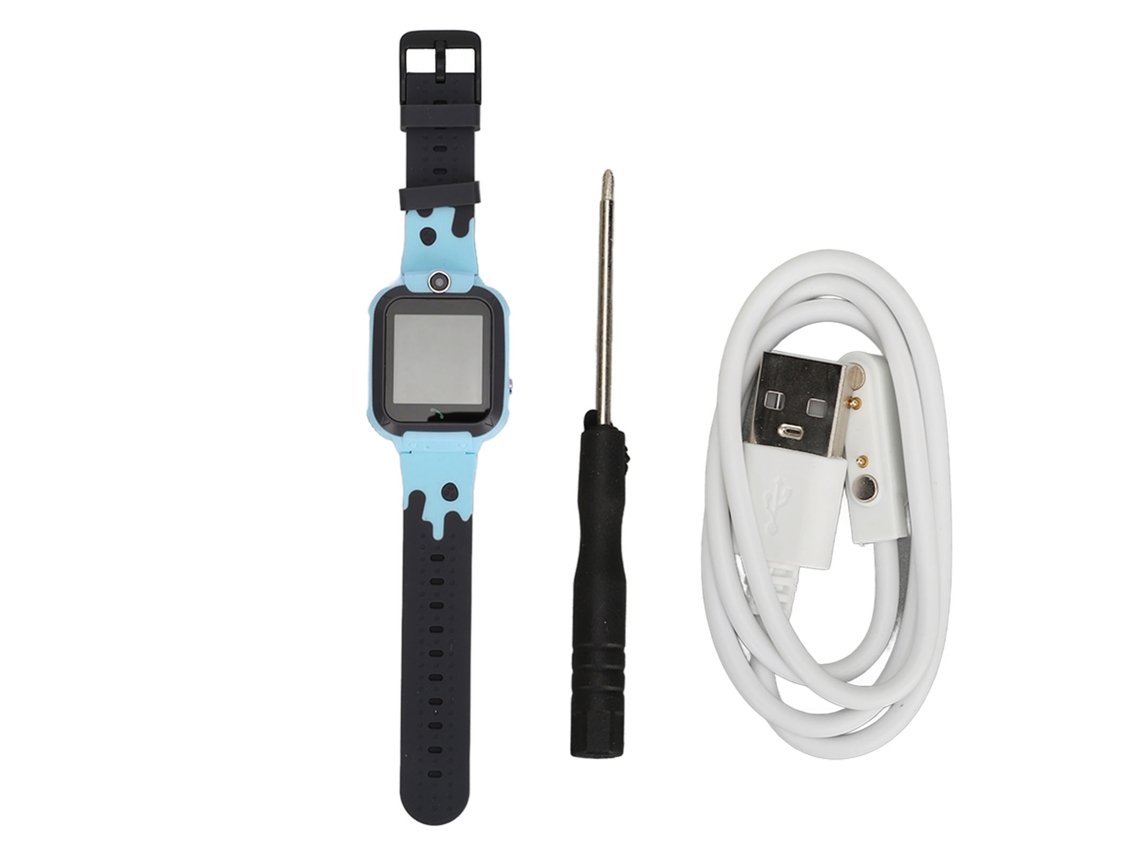 2026 Reloj Inteligente Para Niños Impermeable Con Llamadas Vídeo Hd Y Seguimiento Azul