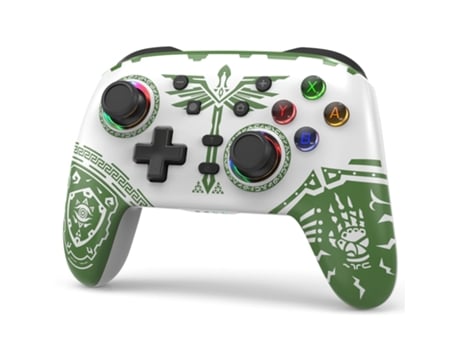 Mando Pro Elite Led Rgb para Nintendo Switch Zelda Blanco ¡ANTIMPACTO!
