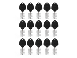 Juego de 15 pinzas de limpieza Primerox de acero inoxidable 304, para cerveza, de ABS, universales, para cocina y bar.