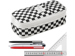 Estuche Para L Pices Organizador Con Doble Cremallera Y Compartimento Expandible Caja Plegable Material Escolar Est Tico