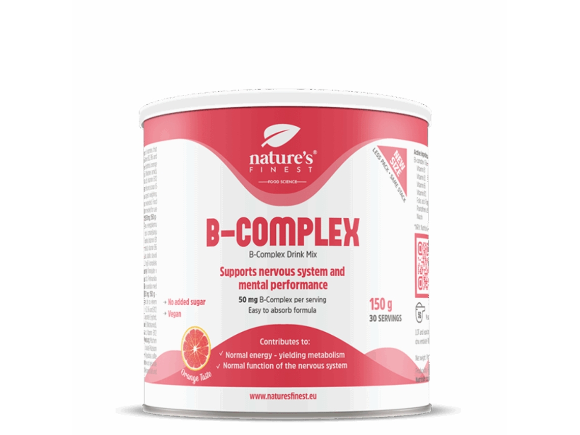 Complejo B - Vitaminas B6 y B12 para un Metabolismo Energético Normal - 150g