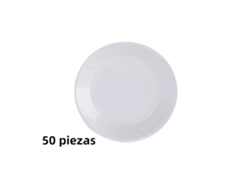 Juego De Vasos Y Cubiertos Desechables Blancos (5 Pulgadas, 50 Piezas), Estilo Nórdico Minimalista