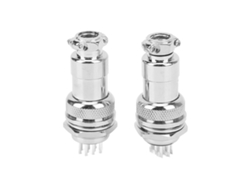Conector De Aviación De 20 Mm Y 10 Pines Para Equipos Y Maquinaria Industrial.