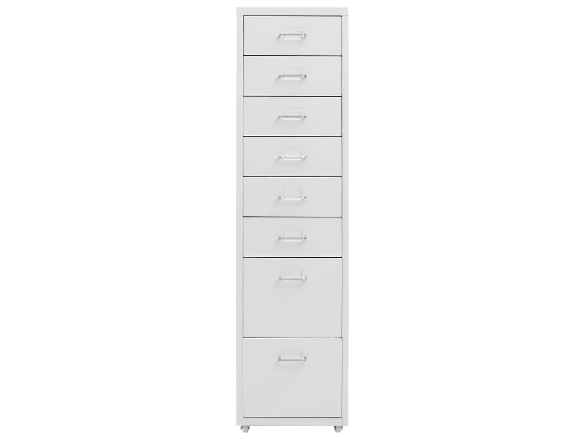 Archivador Móvil 28x41x109 cm Metal Gris MAISON EXCLUSIVE