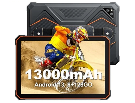 Tablet Robusto BLACKVIEW Active 6 (10.1" - 5G - 16MP - 13MP - 16 GB-128 GB/SD 1 TB - 13000mAh - SIM Doble - Laranja)