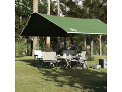 Lona de camping impermeable verde de 420x440 cm