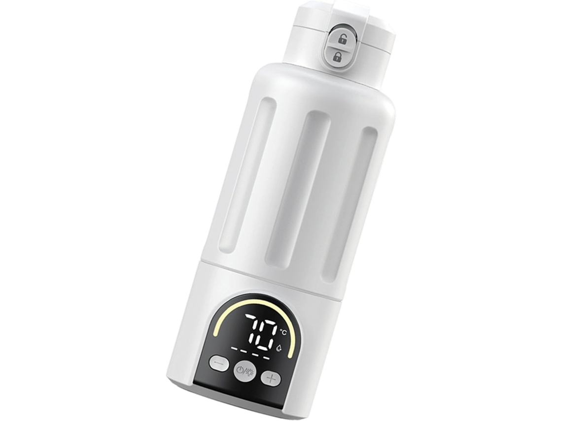 Calentador De Biberones Recargable De 30 W Para Recién Nacidos Y Niños, 500 Ml - Calentamiento Rápido, Inalámbrico