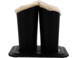 Estuche doble para gafas, forro suave y base ancha y estable, 14,7 x 10,7 x 10,6 cm SFUSHOS (2 pares)