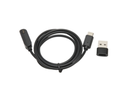 Cabo De Carregamento 2 Em 1 Usb Type C Para Xiaomi Mijia Smart Glasses Camera Mjsv01fc Óptica 85cm