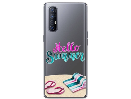 Carcasa Oppo Find X2 Neo TUMUNDOSMARTPHONE Dibujos Transparente Multicolor