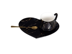 Juego De Taza Y Plato De Porcelana Hueso Cerámica Moderna Para Café Y Té