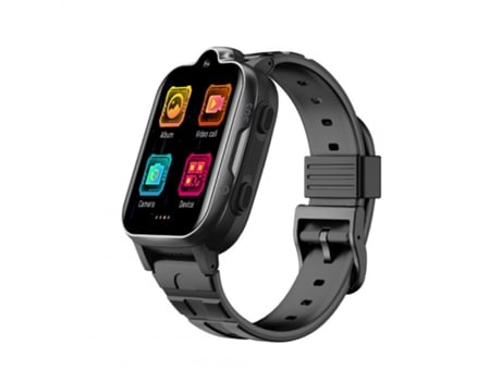 Smartwatch Kids Gps Tracker 4G Sos HD Videollamada Pantalla táctil IP67 Teléfono a prueba de agua K15 Negro
