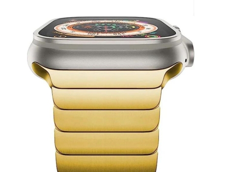 Pulsera De Titanio De Acero Inoxidable Para Apple Watch Series 4 40 Mm Dorado