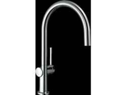 Grifo de cocina Hansgrohe Talis M54 giratorio cromado de un solo orificio