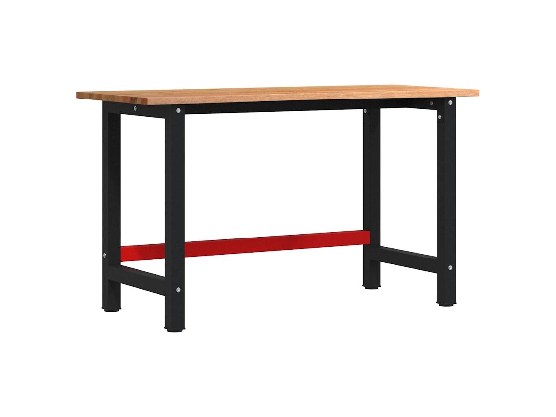 Banco De Trabajo VIDAXL Marrón Oak Wood (140 x 60 x 81.5 cm)