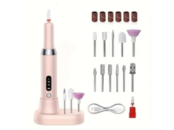Lima De Uñas Automática, Lima Eléctrica Apta Para Uñas De Fibra De Coco, Kit De Manicura Y Pedicura Para Dar Forma, Pulir Y Recortar Las Uña