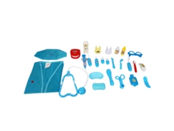 Kit De Médico Infantil Con Tienda De Campaña, Ropa, Gorro, Estetoscopio, Herramientas Y Juguetes Interactivos Para Juegos De Rol.