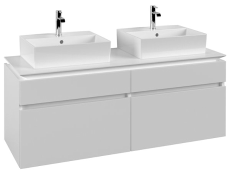 Mueble de tocador Villeroy &amp Boch Legato B669 1400x550x500mm 2 lavabos
