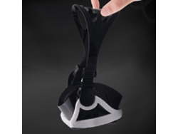 Kit de buceo ajustable de alta calidad para adultos en color blanco.