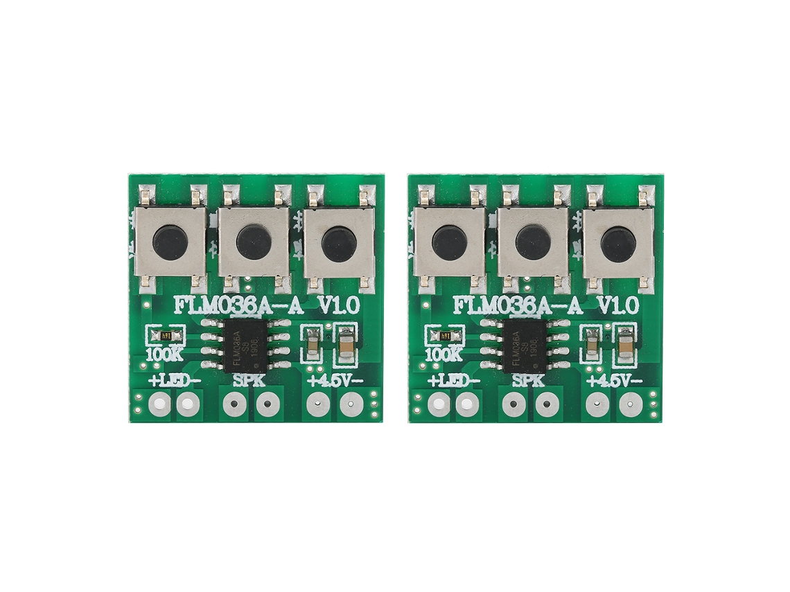 Módulo Musical Diy Con Chip, 36 Canciones, Botón Y Volumen Ajustable Para Timbre Inteligente Y Juguetes (2 Unidades)