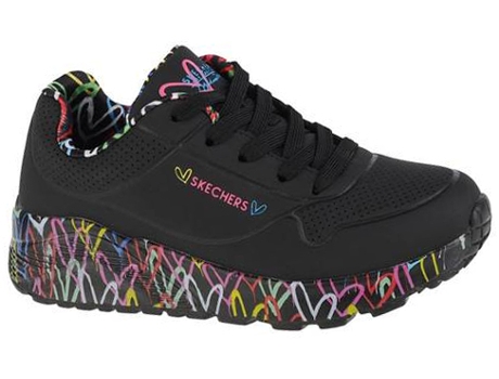 Zapatillas Deportivas SKECHERS (Negro -Material Sintético -27)