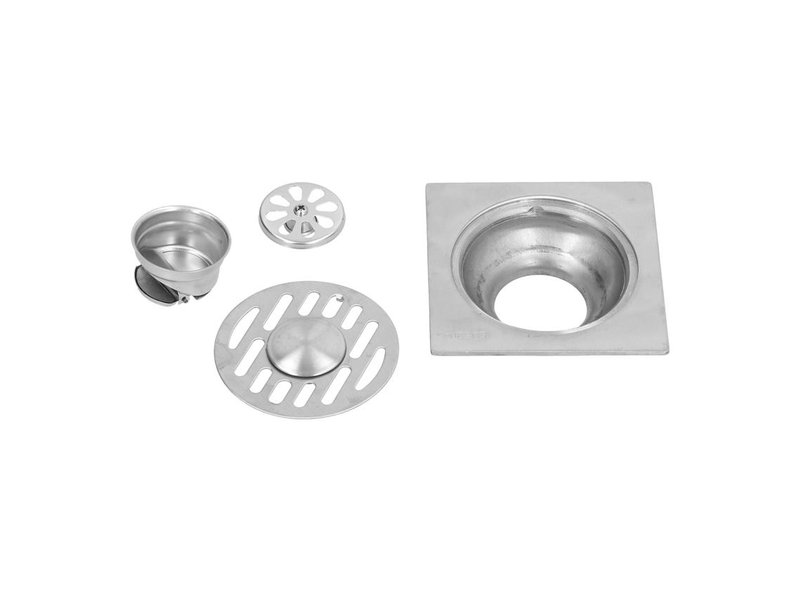 Desagüe autosellante de acero inoxidable para lavadoras de cocina y baño