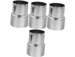 Juego De 4 Adaptadores Reductores De Acero Inoxidable Para Calentador De Agua Con Conexión De Tubo De Escape.