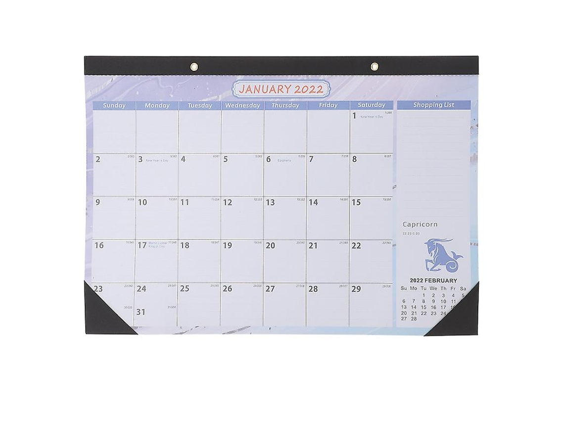 1 calendario de edición en inglés 2022. ALLINLESS