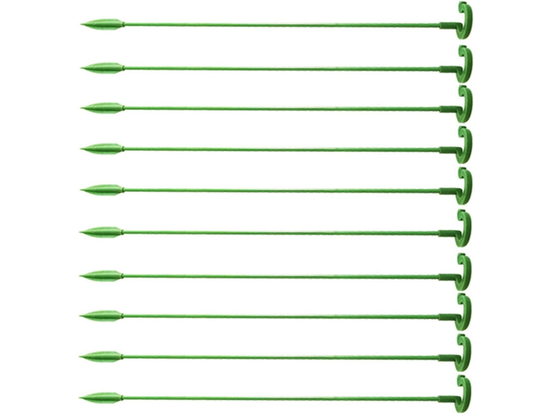 Juego De 10 Estacas Verticales Para Plantas Trepadoras - Uso Interior Y Exterior