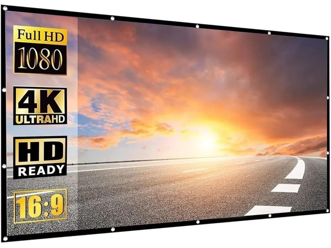 Pantalla De Proyección, Pantalla Para Proyector, Pantalla De Cine Portátil Para Uso En Interiores Y
