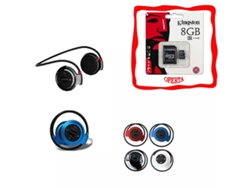 Auriculares Bluetooth KLACK AU510 entrada SD (In Ear - Negro)