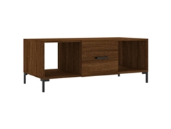 Mesa De Centro VIDAXL Marrón Madera contrachapada (102x50x40 cm)