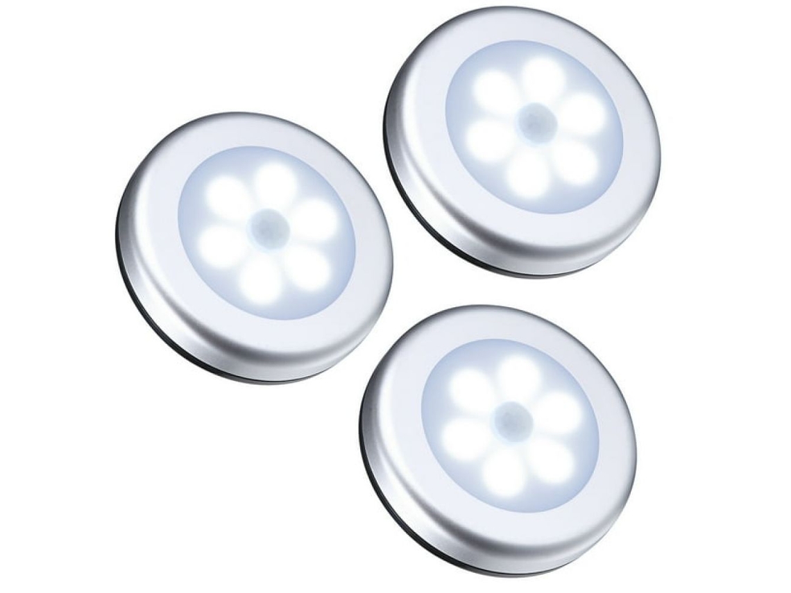 Luz con sensor de movimiento para uso en interiores, sensor de movimiento y control de luz, luces LED para armario con encendido y apagado automático, lámpara LED superbrillante operada por