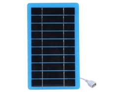 Panel Solar (carga Eficiente, Emergencia Portátil) Cargador Solar De 5w5v Banco De Energía Panel De Carga Solar