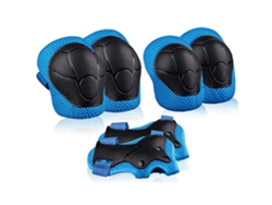 2026-conjunto De Equipo Protector Para Niños 3 En 1 Rodilleras Cotillones Guardianes De Muñecas Ajustable Para Patinaje Ciclismo Scooter