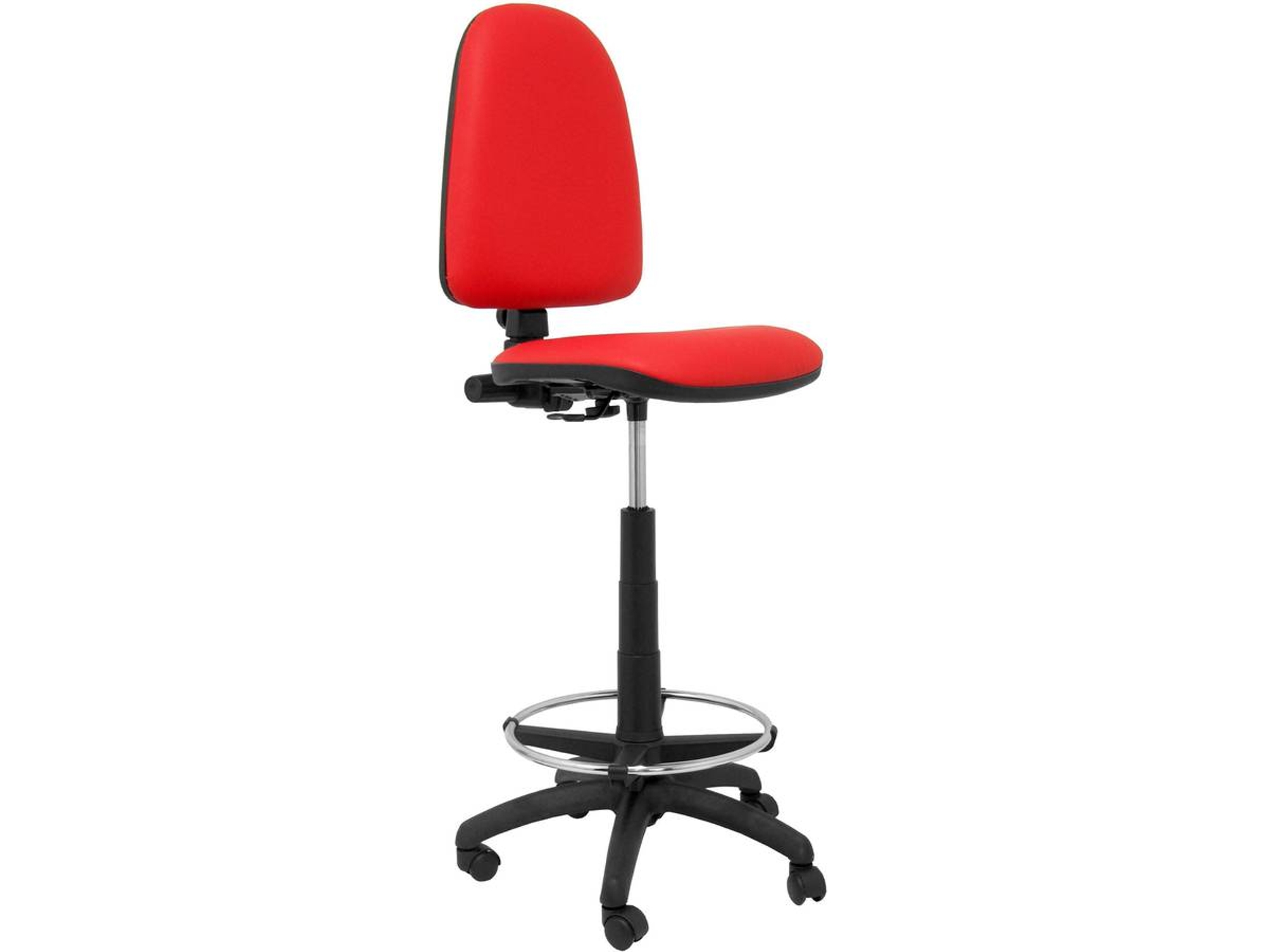 Silla de Escritorio Alta PIQUERAS Y CRESPO Ayna Rojo (Similpiel)