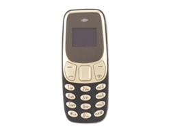 El Mini Teléfono Móvil Más Pequeño Del Mundo Con Bluetooth, Doble Sim, Desbloqueado, Gsm 2 En 1, Negro Y Dorado.