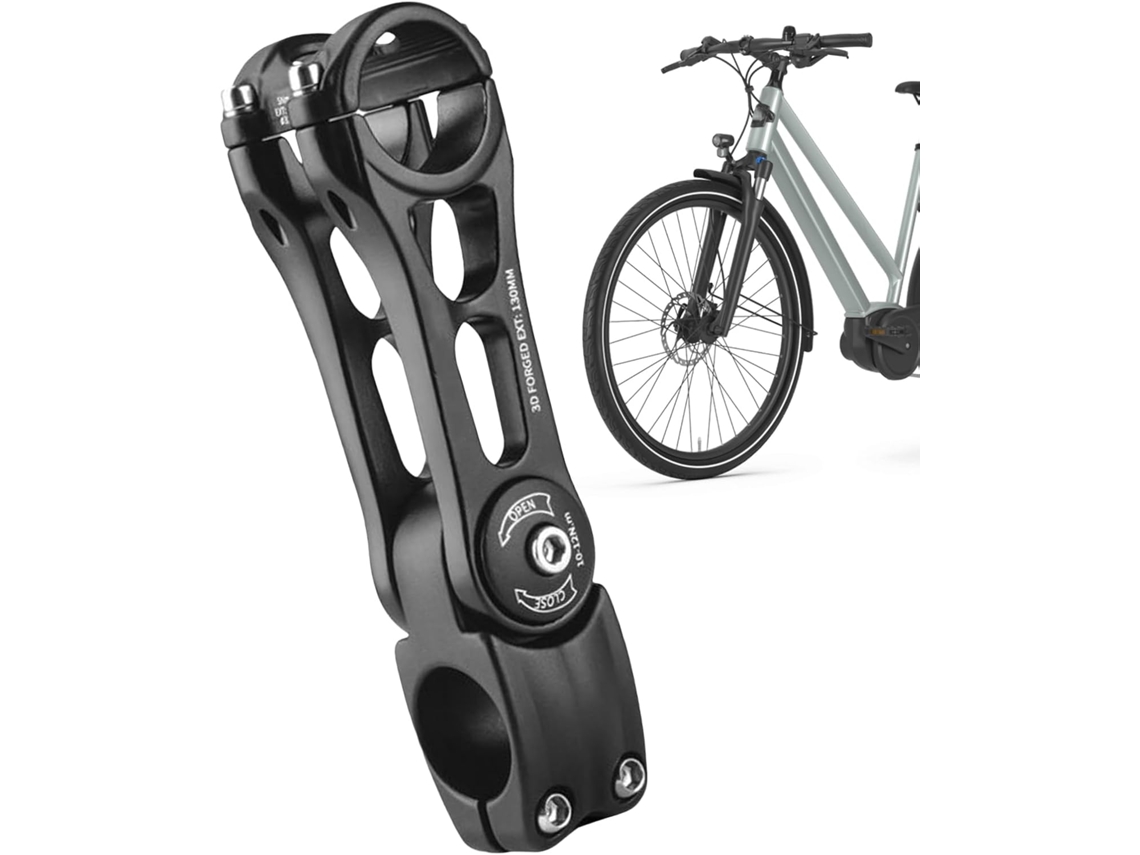 Potencia de manillar de bicicleta, manillar de aluminio ligero para bicicletas de montaña, ideal para trail running, Vayotoy