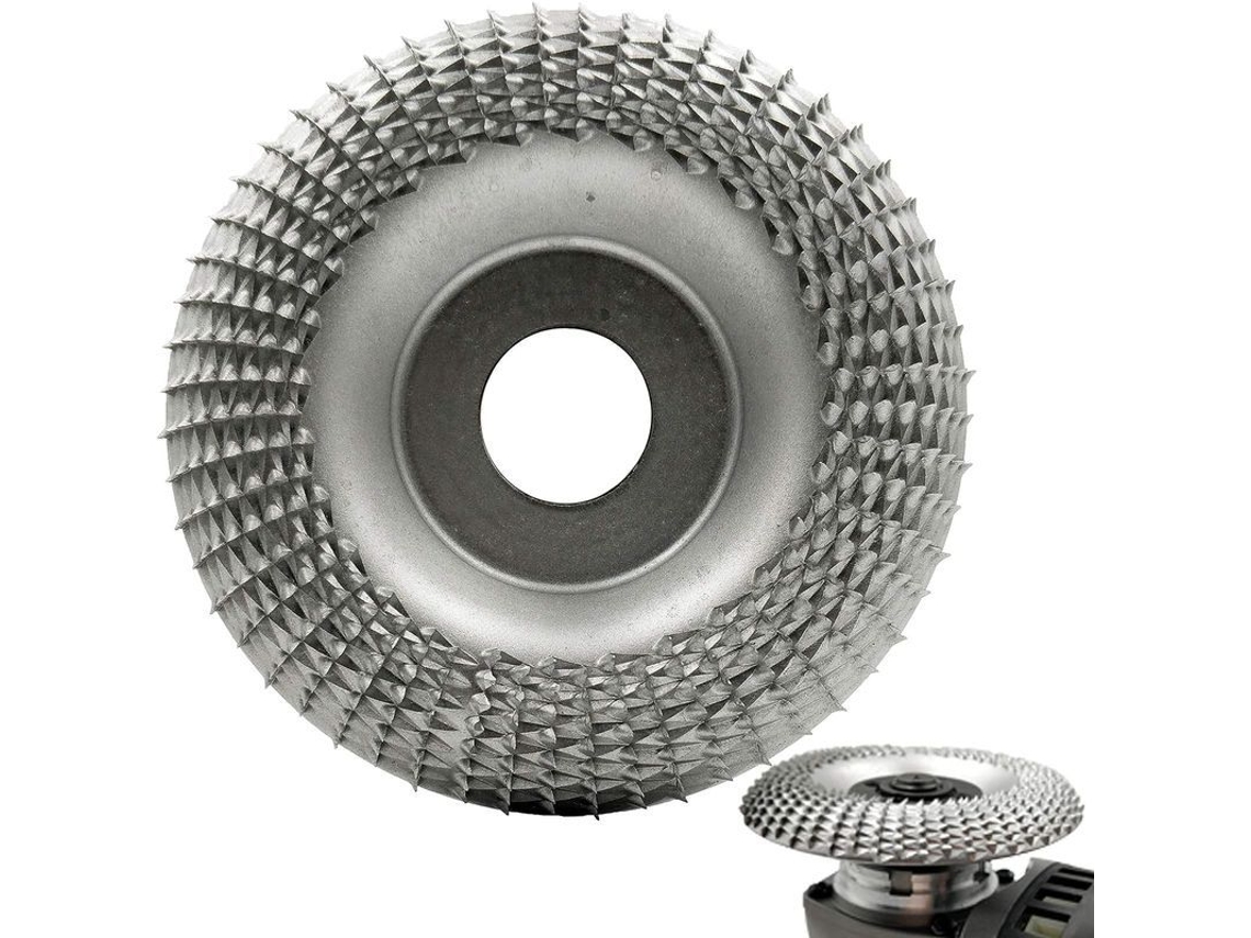 2026-disco De Carving Para Amoladora De 100mm Tipo Arco Plata Con Buje Adaptador De 7/8" A 5/8"