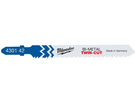 Cuchilla MILWAUKEE Segueta Para Aplicaciones En Grão eneral Bi91 (2.5 / 1.8 mm 123 x F 5 peças)