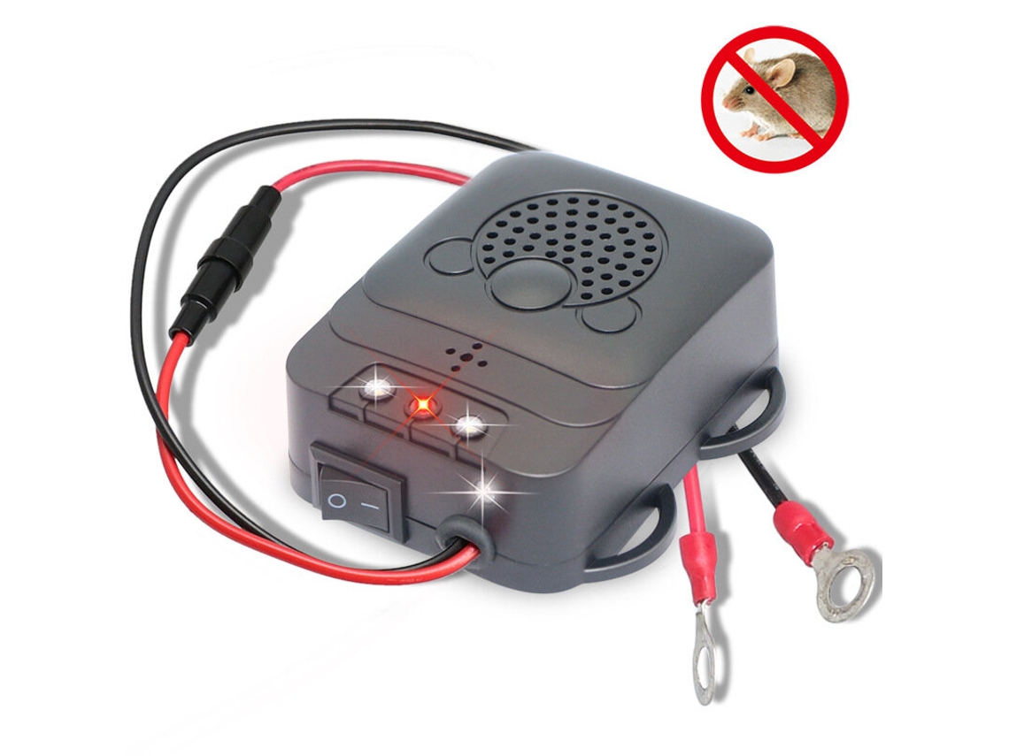 Repelente Electrónico De Roedores Para Coche, 12 V, Ultrasónico, Antiratas Y Ratones, No Tóxico, Para Mantener Alejados A Los Roedores Y Martas.