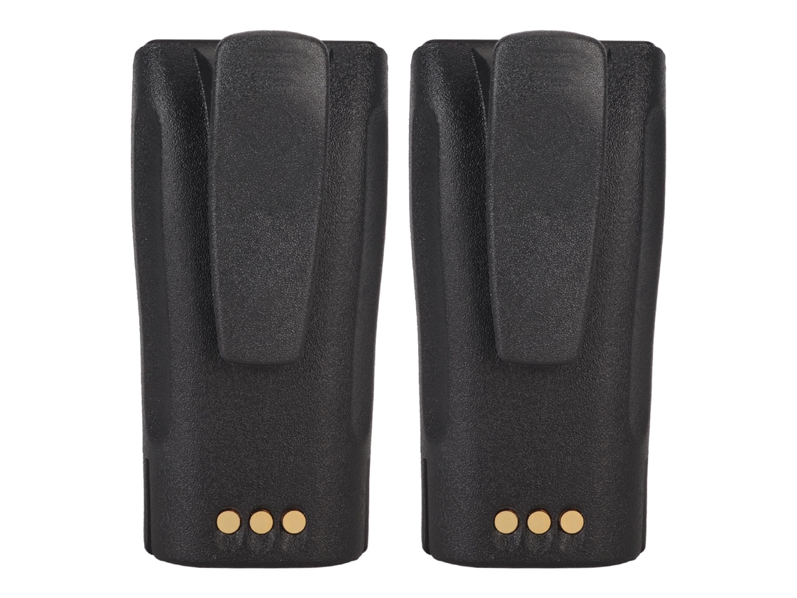 2 Baterías De Iones De Litio Para Radio Walkie-talkie De 2600 Mah Y 7,4 V Con Clip Para Motorola Cp040, Cp150, Cp200 Y Cp380