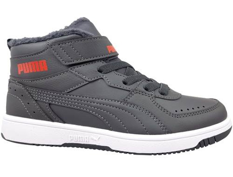 Zapatillas Deportivas PUMA Rebound Joy Fur Ps Para Niños (Grafita - Material Sintético - 34,5)