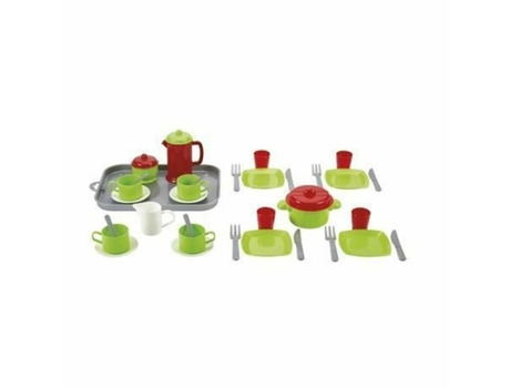 Accesorio de Casas de Juguete ECOIFFIER Set de Vajilla Tray Dinette Garni (Edad Mínima Recomendada: 1 año)