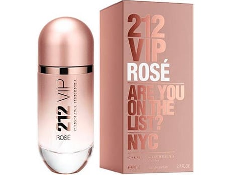 Perfume CAROLINA HERRERA 212 VIP Rose 80ml (Eau de parfum)