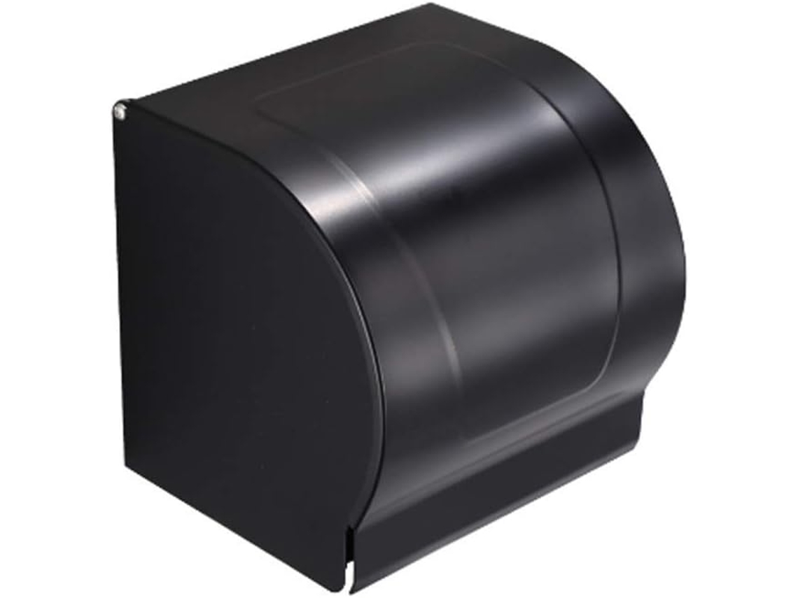 Suporte Para Papel Higiênico Space Em Alumínio Preto, Com Suporte Para Banheiro, Caixa De Lenços Para Uso Doméstico E