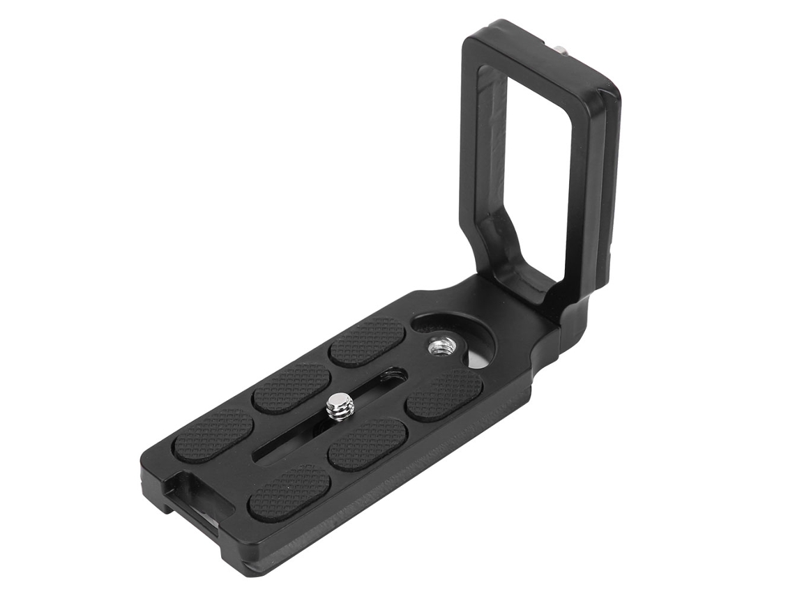 Soporte L Placa De Liberación Rápida Universal De Aleación De Aluminio Mpu-100 Con Asa Vertical Para Cámara