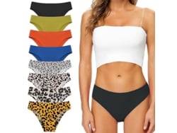 2026-15209-bañador Periodo Mujer De Bikini Leopardo Sin Costuras 4 Capas Anti-fugas Absorción Rápida Verano Xs Leopardo Clásico