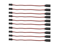 10 Cables De Extensión Para Servomotor De 3 Pines Con Núcleo De Latón, 200 Mm, Macho A Hembra, Para Modelos De Coches.